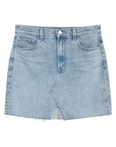 Shop J Brand Denim Skirts In Blue