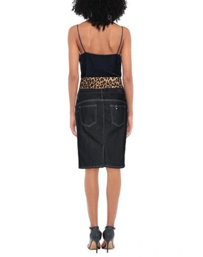 Liu •jo Denim Skirts In Blue