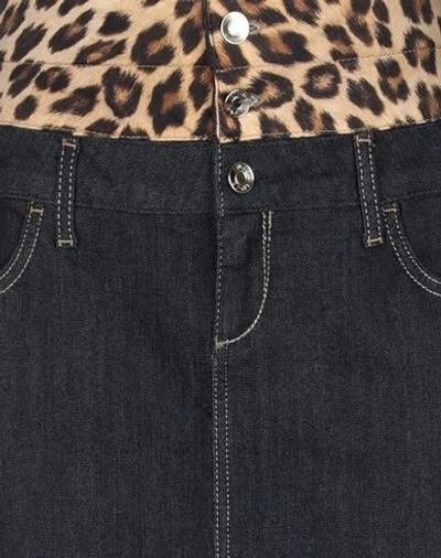 Liu •jo Denim Skirts In Blue