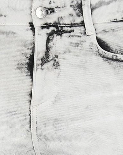 Shop Stella Mccartney Woman Jeans Light Grey Size 30 Cotton, Elastane