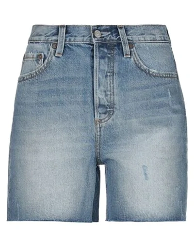 Shop Boyish Denim Shorts In Blue
