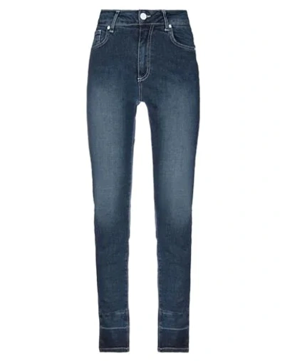 Shop Frankie Morello Woman Jeans Blue Size 26 Cotton, Elastane