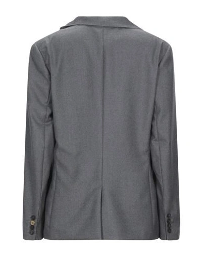 Shop Agnona Suit Jackets In Grey