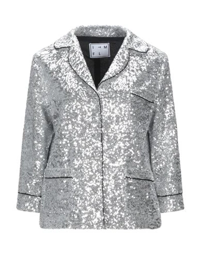 Shop In The Mood For Love Suit Jackets In Silver
