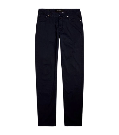 Shop Kiton Stretch-cotton Straight Jeans