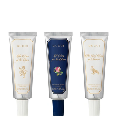 Shop Gucci The Alchemist's Garden Handcream Set In White