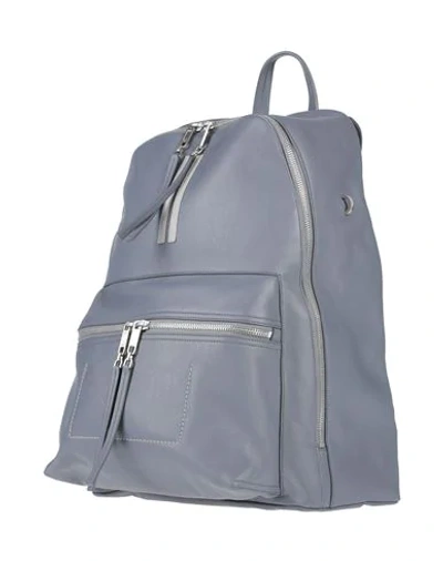 Shop Rick Owens Backpack & Fanny Pack In Slate Blue
