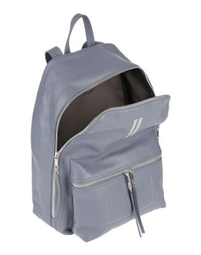 Shop Rick Owens Backpack & Fanny Pack In Slate Blue