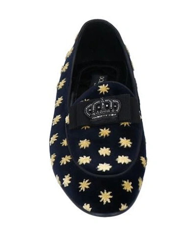 Shop Dolce & Gabbana Loafers In Dark Blue