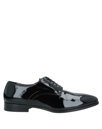 Shop Alessandro Dell'acqua Lace-up Shoes In Black