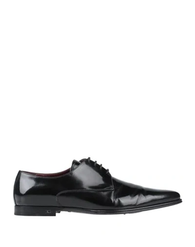 Shop Dolce & Gabbana Lace-up Shoes In Black