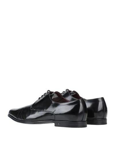 Shop Dolce & Gabbana Lace-up Shoes In Black