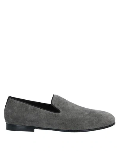 Shop Dolce & Gabbana Loafers In Grey