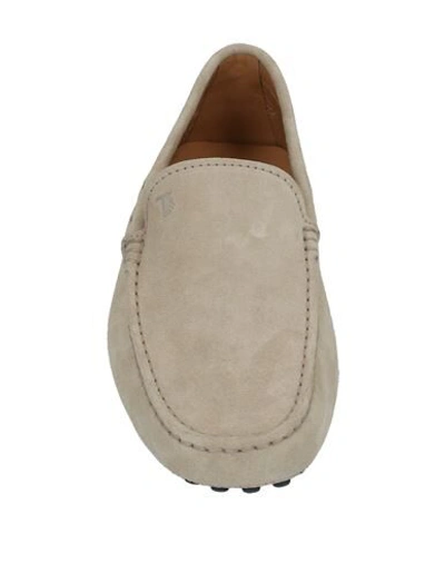 Tod's Loafers In Beige