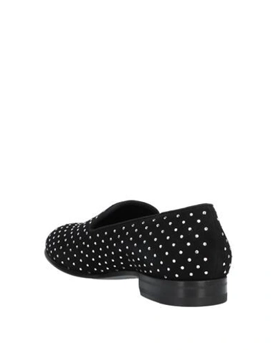 Shop Balmain Loafers In Black