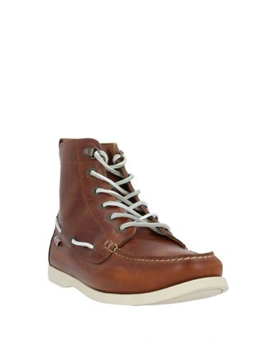 Shop Aigle Ankle Boots In Brown