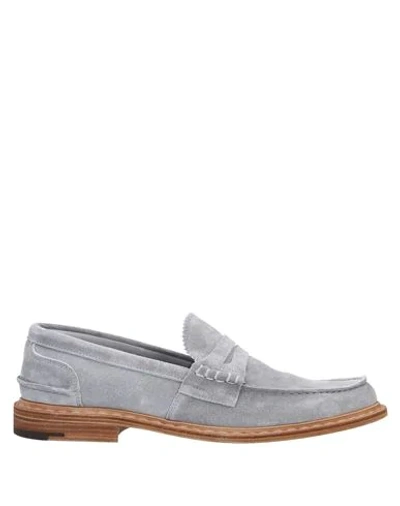 Shop Premiata Loafers In Grey