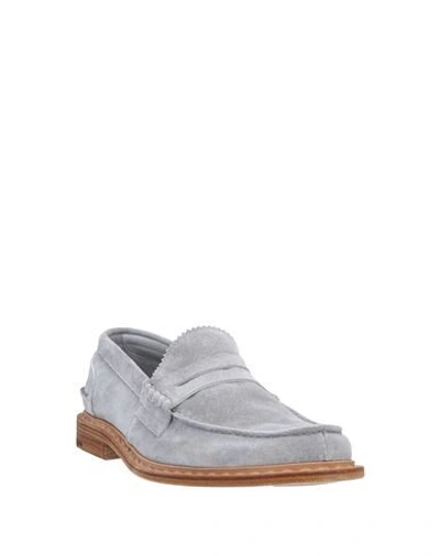 Shop Premiata Loafers In Grey