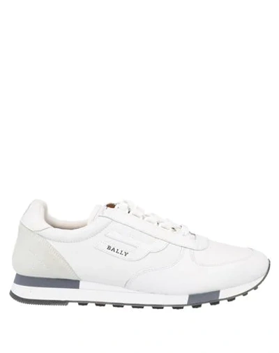 Shop Bally Man Sneakers White Size 6 Calfskin