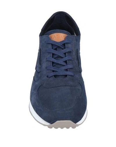 Shop Bally Man Sneakers Midnight Blue Size 6 Soft Leather