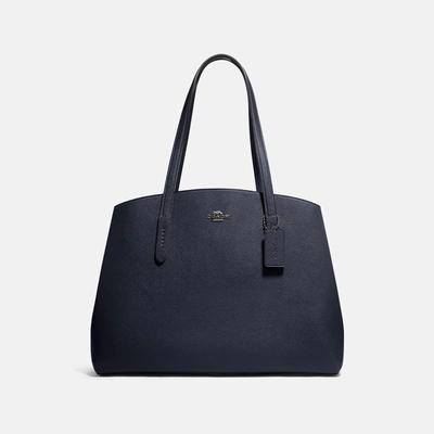 Shop Coach Charlie Carryall 40 In Silver/midnight Navy