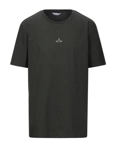 Shop Holzweiler T-shirts In Military Green
