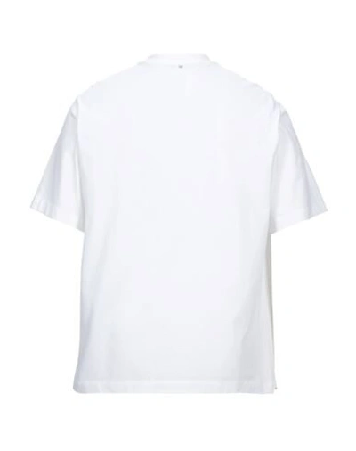 Shop Oamc T-shirts In White