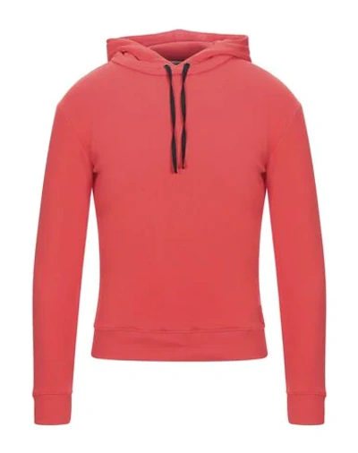 Shop Saint Laurent Sweatshirts In Red
