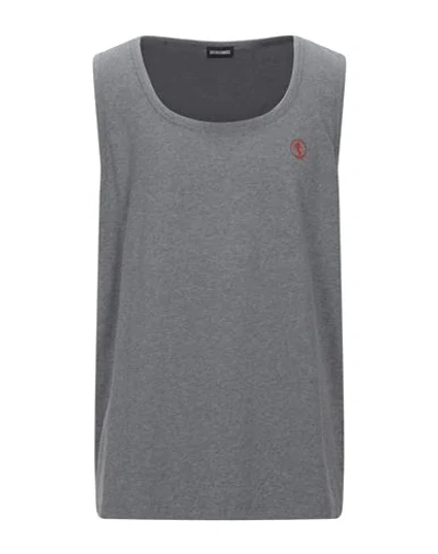 Shop Dirk Bikkembergs T-shirts In Grey