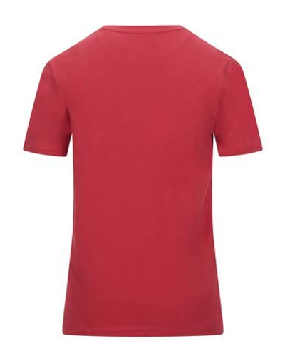 Shop Frankie Morello Man T-shirt Red Size Xs Cotton, Elastane