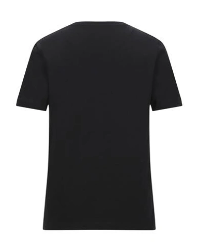 Shop Frankie Morello Man T-shirt Black Size M Cotton, Elastane