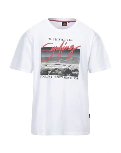 Shop Sundek T-shirts In White