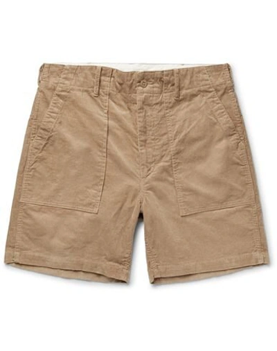 Shop Engineered Garments Shorts & Bermuda In Khaki