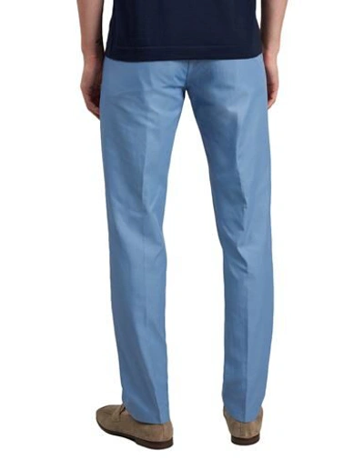 DUNHILL DUNHILL MAN PANTS SKY BLUE SIZE 28 VISCOSE, COTTON 13528217FN 2