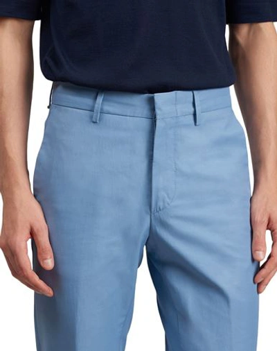 DUNHILL DUNHILL MAN PANTS SKY BLUE SIZE 28 VISCOSE, COTTON 13528217FN 2