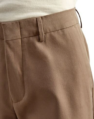 Dunhill Tapered Stretch-cotton Twill Chino Trousers In Beige