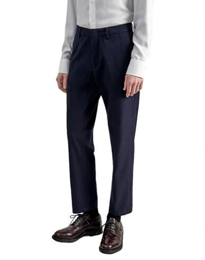 DUNHILL DUNHILL MAN PANTS MIDNIGHT BLUE SIZE 40 COTTON, WOOL 13528130KJ 7