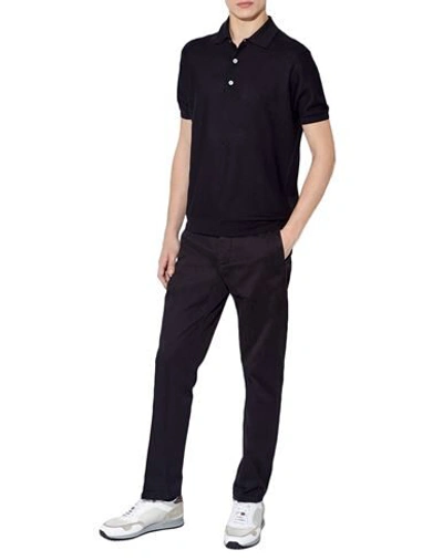 Dunhill Man Pants Black Size Xxl Cotton In Black
