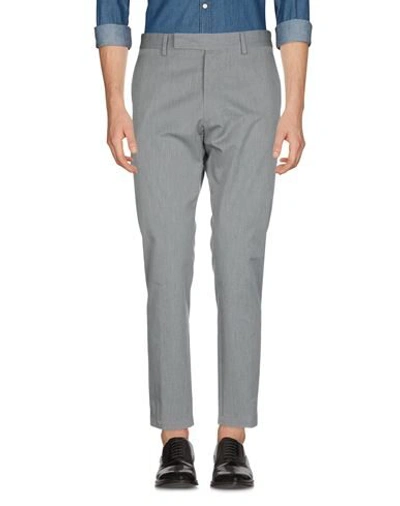Shop Mauro Grifoni Grifoni Man Pants Grey Size 28 Virgin Wool, Cotton