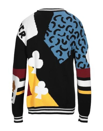 Shop Dolce & Gabbana Man Sweater Black Size 40 Cashmere, Virgin Wool, Pvc - Polyvinyl Chloride, Silk, Gla