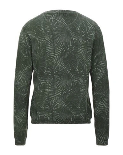 Shop Sun 68 Man Sweater Military Green Size Xxl Cotton