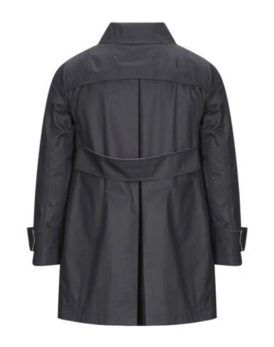 Herno Overcoats In Dark Blue