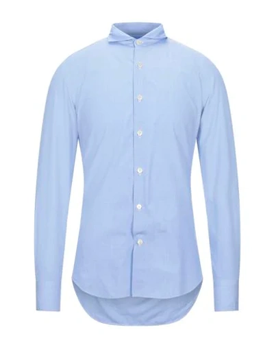 Shop Finamore 1925 1925 Shirts In Sky Blue