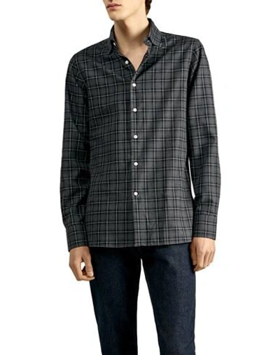 DUNHILL DUNHILL MAN SHIRT LEAD SIZE L COTTON 