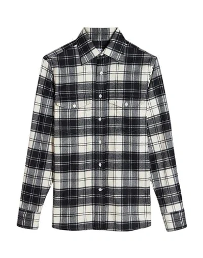 DUNHILL DUNHILL MAN SHIRT BLACK SIZE XL WOOL, POLYESTER, ELASTANE 38956835II 9