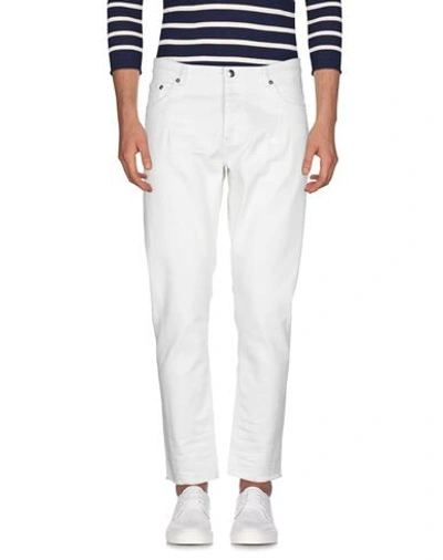 Shop Les Hommes Jeans In White