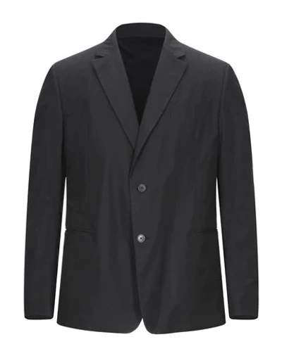 Shop Valentino Garavani Man Blazer Black Size 44 Cotton, Wool, Viscose