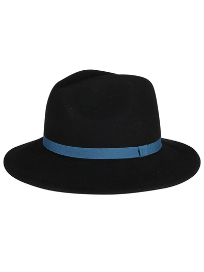 Shop Paul Smith Black Wool Felt Hat