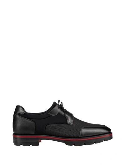 Shop Christian Louboutin Louboutin Simon Derby Shoes In Black