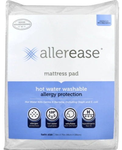 Shop Allerease Hot Water Wash Deep-pocket Queen Mattress Pad In White